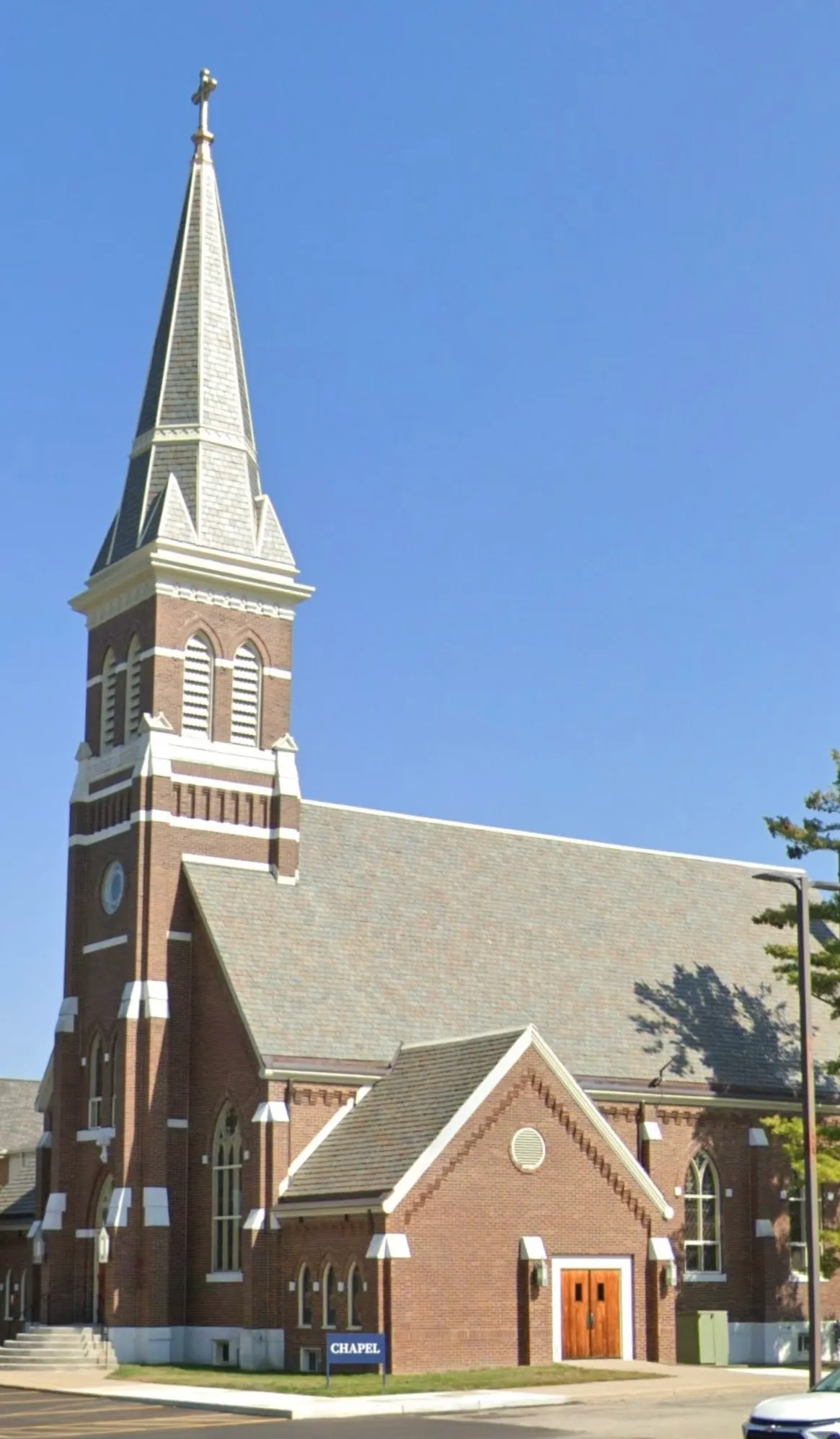 Completed historic church roof restoration by DG Builders LLC